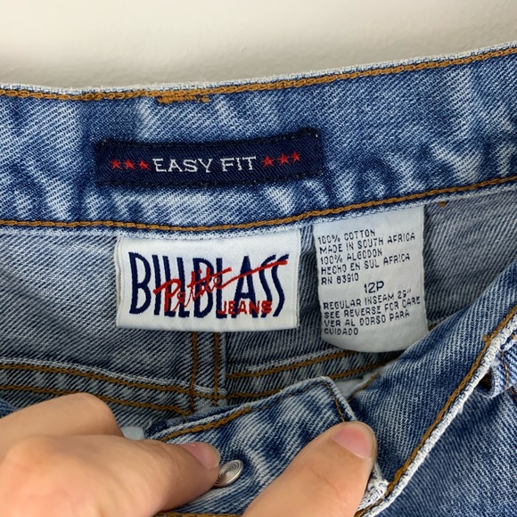 Vintage Bill Blass Mom Jeans High Waist Petite 12 - Picture 4 of 5